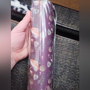 Purple Botanical Print Mousepad